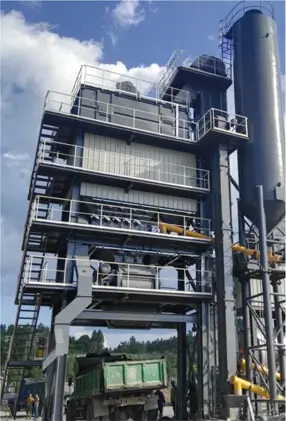 mixing tower of alb asphalt plant