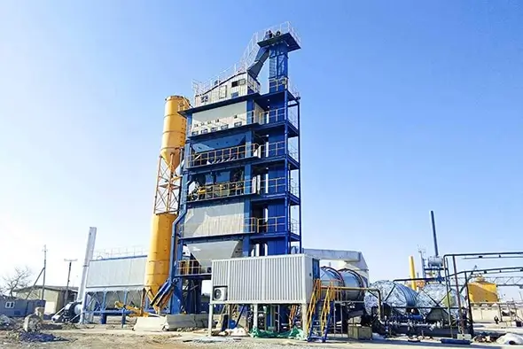 مصنع خلط الأسفلت 240TPH في أوزبكستان