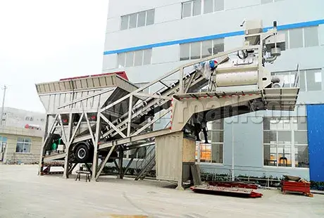 Planta dosificadora de hormigón portátil Serie YHZS