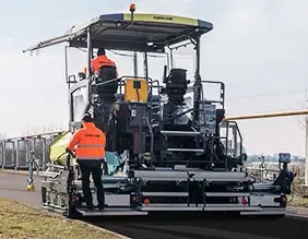 Pavimentadora de asfalto Ammann - fabricante líder en pavimentación