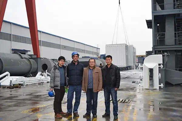 visita de cliente a planta de hormigón