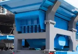 Unidad de alimentación para planta trituradora de impacto móvil en venta