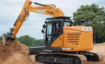 Case excavadora