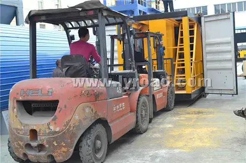 Encaminar la planta de asfalto LB1000 a Uzbekistán