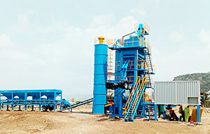 planta de asfalto móvil de 100t / h, Argentina