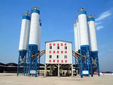 HZS planta de hormigón de cinta transportadora HZS, 60 m³/h ~ 150 m³/h