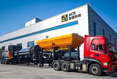 Planta de asfalto portátil de 40t/h IAP40