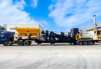 Planta de asfalto portátil de 80t/h IAP80
