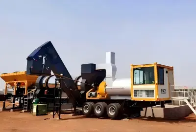Planta de asfalto portátil de 100t/h IAP100