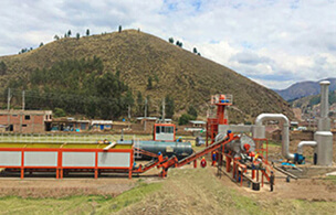 80t/h planta de asfalto continua, Perú