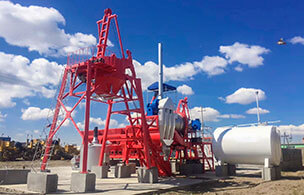 60t/h Planta mezcladora de asfalto continuo, Bogotá
