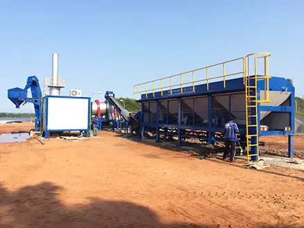 Planta de asfalto continua 100t/h