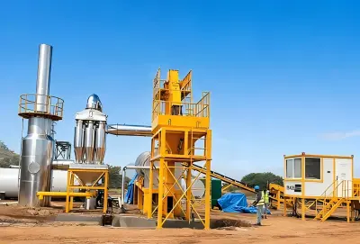 Plantas de pavimentación continua , 60t/h, DHB60