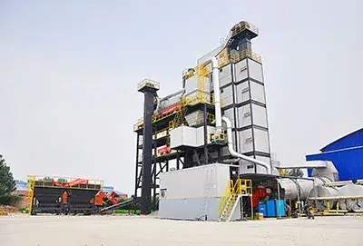 Planta de asfalto el ahorro de energía 260t/h