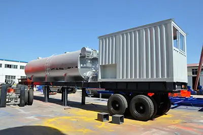 Tráiler Móvil Adicional de planta de asfalto movil YLB