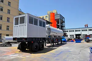 Sala de Control de planta de asfalto movil YLB