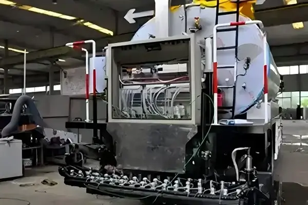 taller para camiones repartidores de asfalto