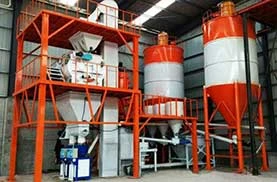 Línea de producción automática de mortero seco 10-15TPH
