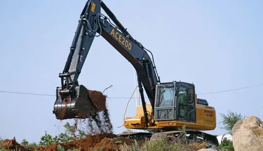 excavadora hidráulica