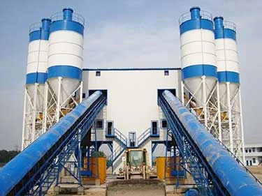 Planta hormigon con cinta transportadora