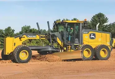 Motoniveladora John Deere - tecnología de hoja inteligente y control automático avanzado