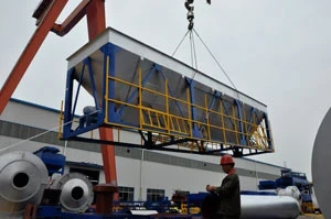 Entrega de planta de asfalto a Tailandia