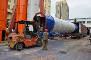 Entrega de planta de asfalto a Uzbekistán