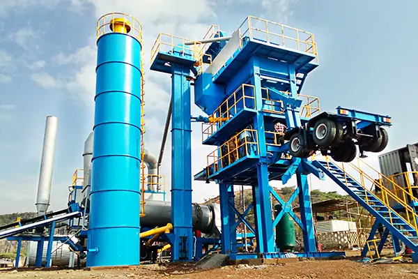 Centrale d'asphalte mobile 100t / h, Argentine