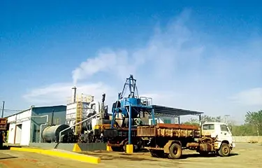 Centrale d'enrobage compacte vendue en Bolivie