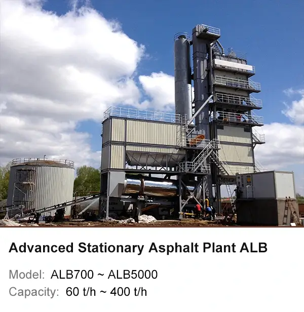Centrale d'enrobage avancée ALB