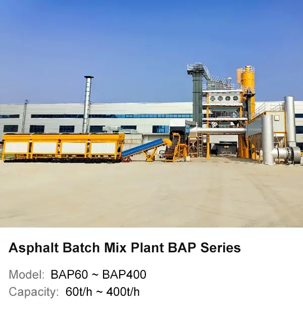Centrale d'enrobage par lots BAP