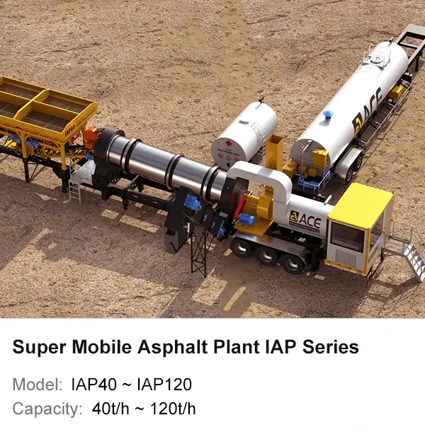 Centrale d'enrobage IAP supermobile