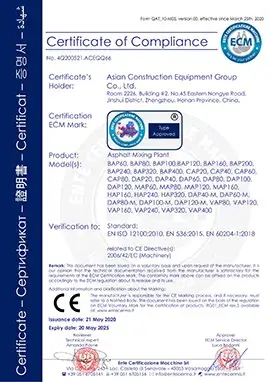Certification CE