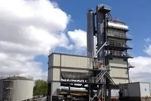 Centrale d'enrobage avancée série ALB, stationnaire, usine de mélange d'asphalte à tambour