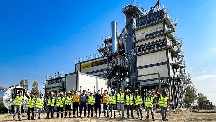 Usine d'asphalte série ALB, mélange par lots