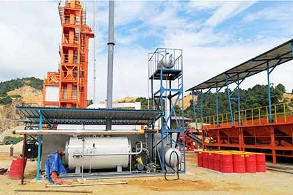Conception de l'usine d'asphalte