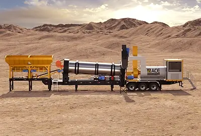 centrale d'enrobage mobile 60t/h IAP60