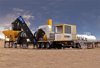 centrale d'enrobage portable 100t/h IAP100