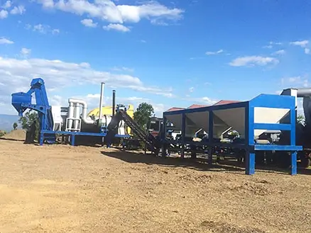 L'usine d'asphalte continue de 40 t / h