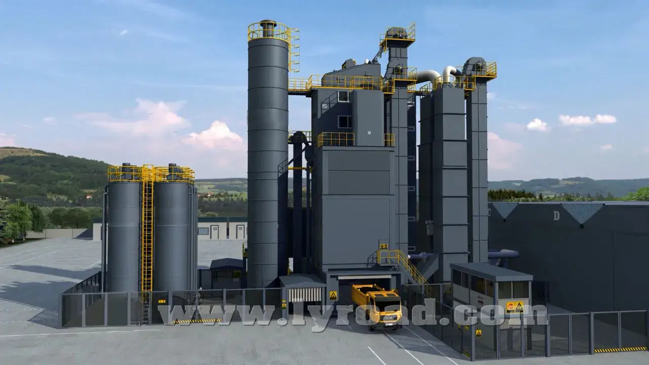 Centrale d'asphalte avancée JJW 260 t / h