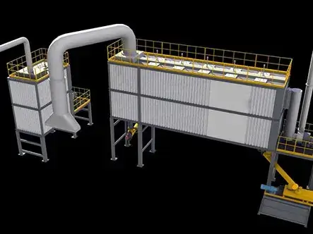 Filtres à poussière pour usine d'asphalte JNW