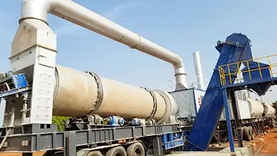 Devis de l'usine d'asphalte continue portable 100t / h