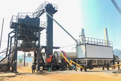 Usines d'enrobé mobile, 80t/h, YLB1000