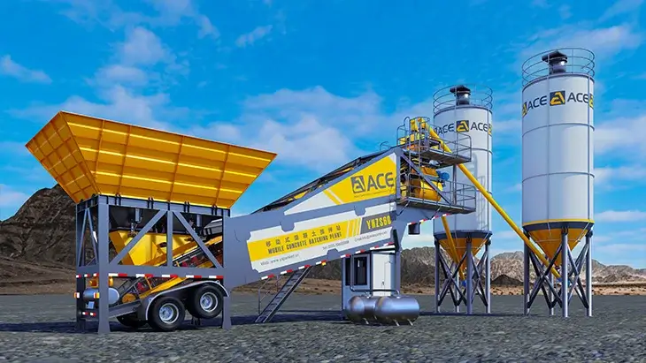 Prix ​​de la centrale à béton super mobile de la série YHZS