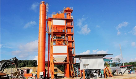 Usine de mélange d'asphalte par lots série LB fabriquée par LYROAD Machinery