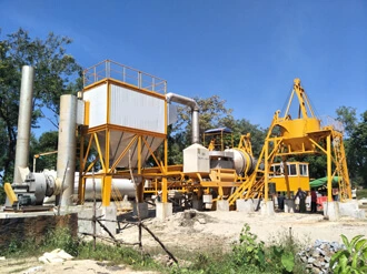 40t/h Asphalt Mixing Plant Mobile Kecil Seri QLB