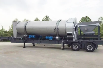 Unit mobile drum pengering