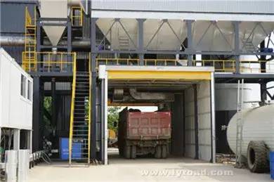 Loading Chamber of JJW4000 Asphalt Plant