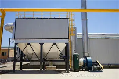 Baghouse Dust Collector Attached With Cold Aggregate Hoppers