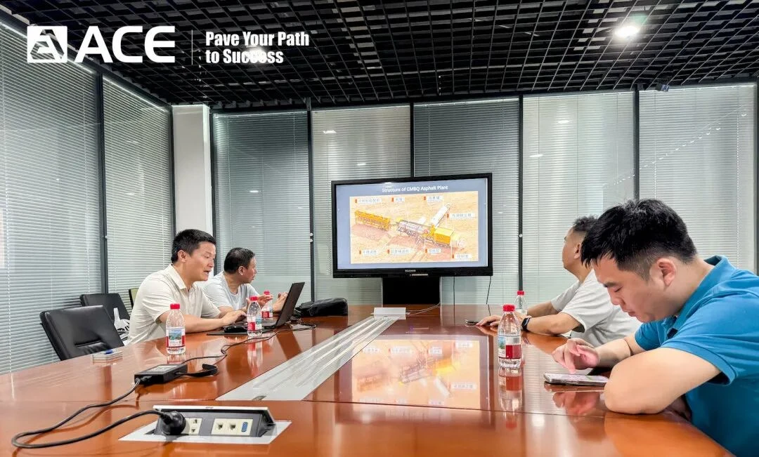 ACE Group's Xuchang manufacturing base welcomed the deputy general manager of Hainan Division of China National Machinery Group.